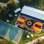 Hennessy In the Paint_Drone shot of finished court