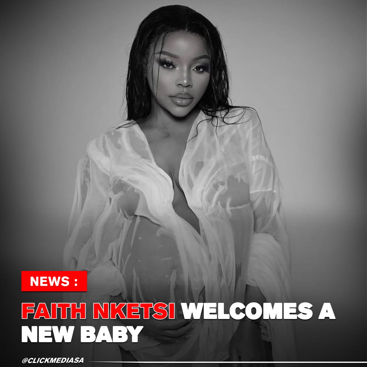 Faith Nketsi Welcomes New Baby