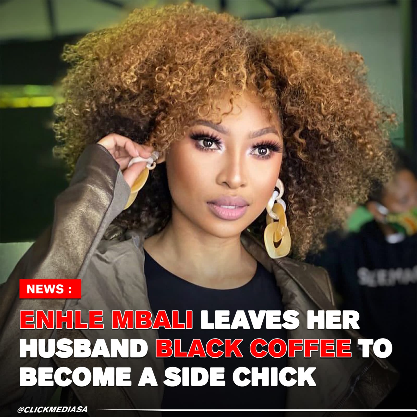Enhle Mbali Leaves Her Husband Black Coffee To Become A Side Chic